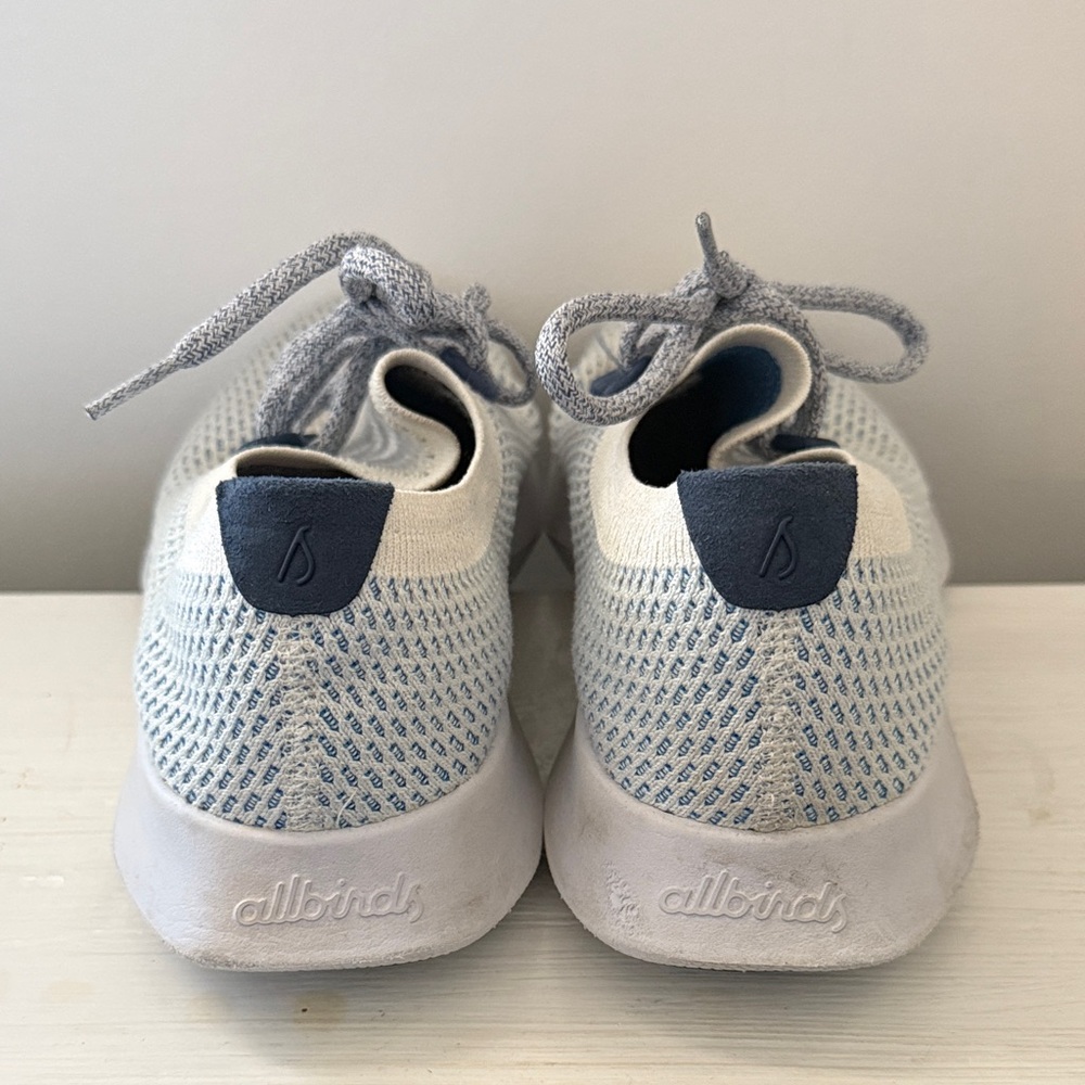 Allbirds White and Blue Athletic Shoes - Picture 3 of 3